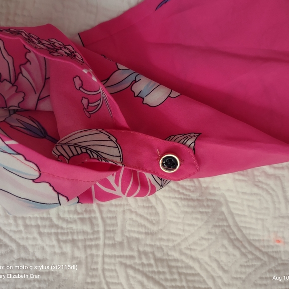 Pink 3/4 sleeves romper - Picture 4 of 9